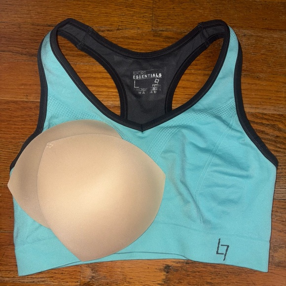 Light Blue Razorback Sports Bra - Picture 4 of 4